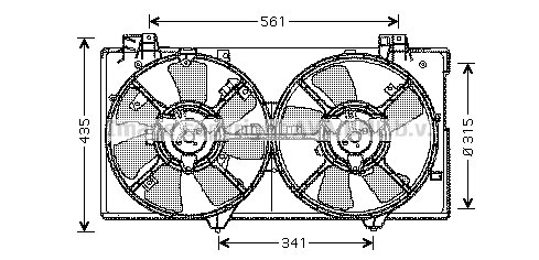 Fan Mazda 6 i- Model ?03-