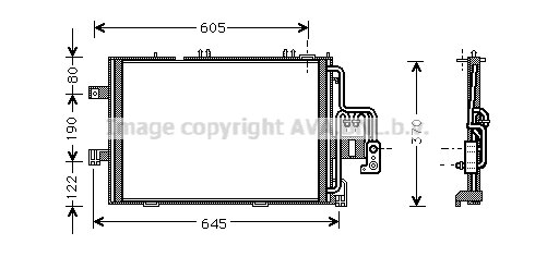 Condensor Corsa -C Petrol 08/03-