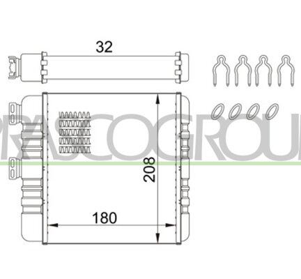 Heater Astra-G* (L.H.D. ) AC ?98-