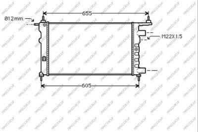 Rad. Corsa B 1.0 12V. man. 97-