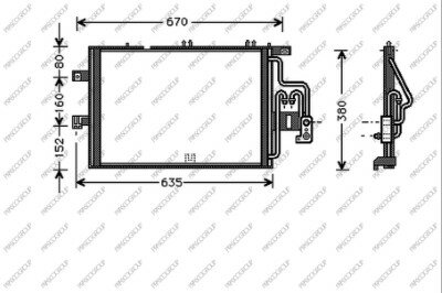 Condensor Corsa -C 1.7 Td.  ?00-?03