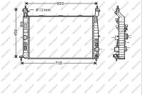 Rad. Meriva 1.7 DTi ( +/- AC ) 04/03-