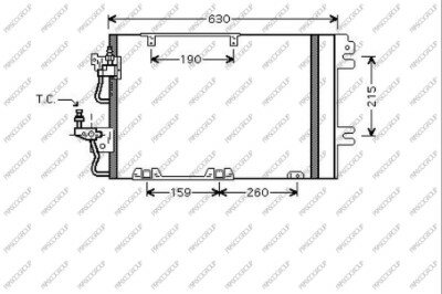 Condensor Astra -H 1.8i Aut. 02/04-