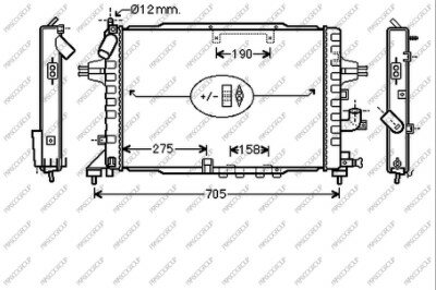 Radiator Astra -H 1.7 CDTi 02/04-