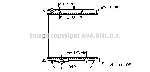 Rad. 207 1.4 i * +/+ AC 04/06-