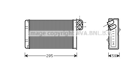 Heater 406 ll All 04/99-