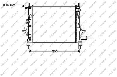 Radiator Twingo 1.1  11/97-