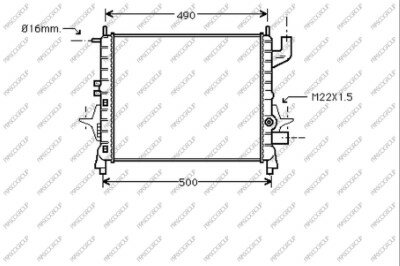 Radiator Twingo 1.1 M/A Airco ?97-