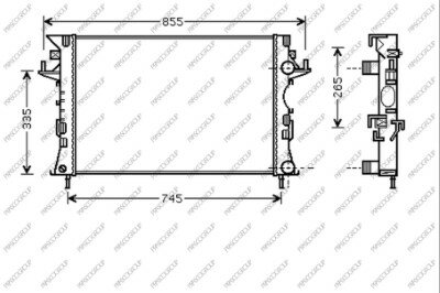 Radiator Laguna II 1.6* ?01 -