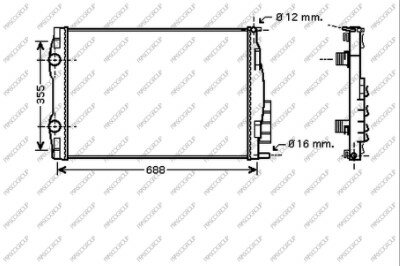 Radiator Megane 2.0 DCi 09/05-