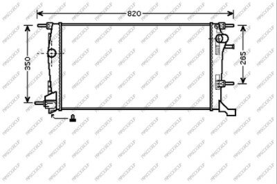 Rad. Megane III 2.0 i / 1.9 DCi 11/08-