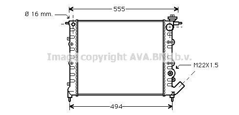 Radiator R19 (1.4) 88-