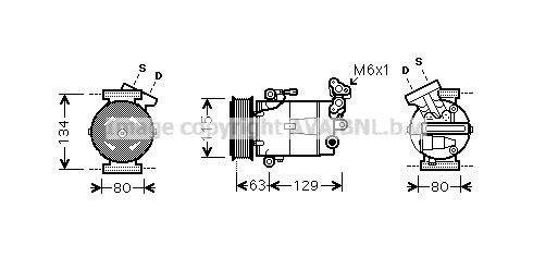 Compressor Scenic 2.0 DCi 09/05-