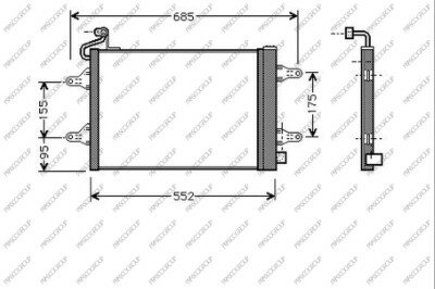 Condensor Fabia / Polo lV *09/99-