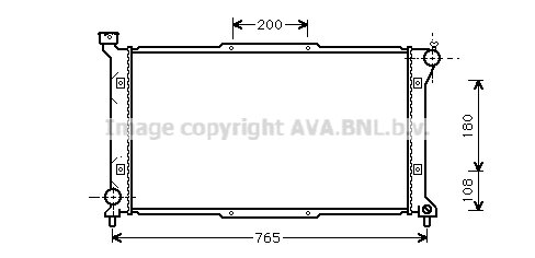 Radiator Legacy man. 07/95-