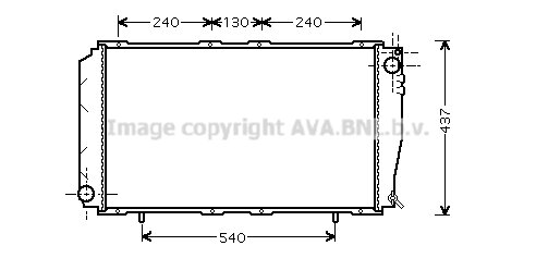 Radiator Legacy I* 2.0 Turbo H ?89-?94