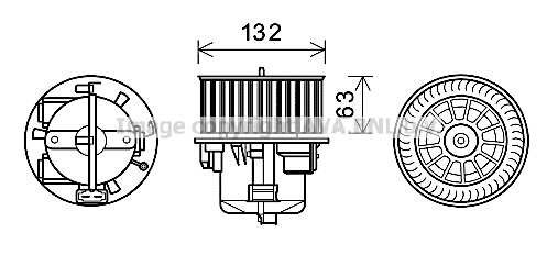 Blower XC60 * LHD 07/08-