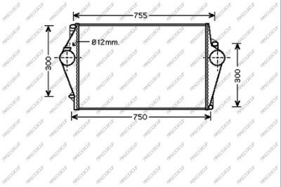 Intercooler V70 / S80* 10/02-07/06