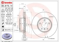 BREMBO Bremsscheiben + Bremsbeläge VORNE BMW 7er 7...