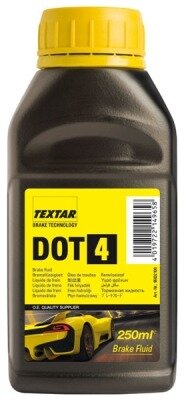 TEXTAR 95002100 Bremsflüssigkeit DOT 4 / 250 ml / 0,25 Liter BRAKE FLUID