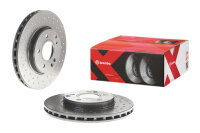 2 Stück BREMBO Bremsscheibe VORNE MERCEDES-BENZ C -...