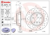 2 Stück BREMBO Bremsscheibe BMW 3er E90 E91 E92 E93 + X1 E84 xDrive 28i HINTEN