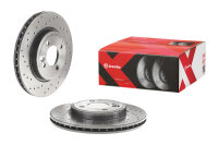 2 Stück BREMBO gelochte Bremsscheibe VORNE MINI R50,...