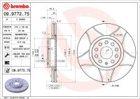 2 Stück BREMBO MAX LINE Bremsscheibe VORNE AUDI A3 8P 8V Q3 + VW GOLF 5 6 7 GTI GTD