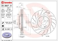 2 Stück BREMBO Bremsscheibe VORNE MERCEDES-BENZ A - B KLASSE W176 W246 CLA GLA C117