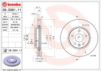 2 Stück BREMBO Bremsscheibe VORNE OPEL ASTRA K /...