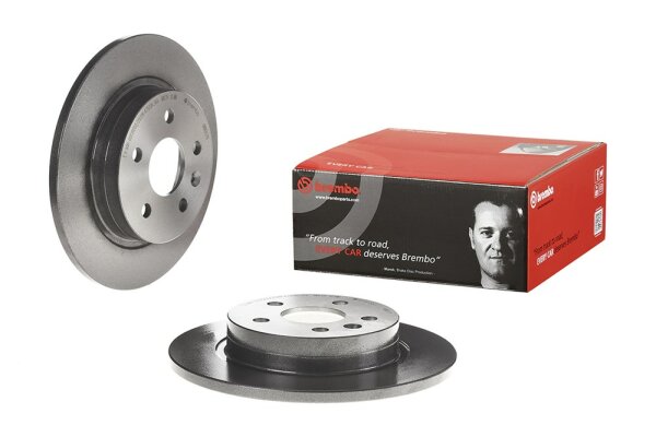 2 Stück BREMBO Bremsscheibe HINTEN OPEL MOKKA / MOKKA X J13 + ASTRA H/ J + CHEVROLET