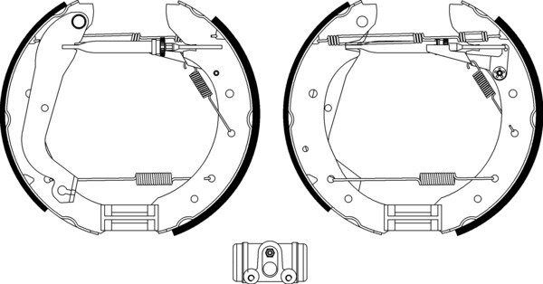 TEXTAR 84039500 Bremsbackensatz Kit Pro CITROEN C25,C35 FIAT DUCATO PEUGEOT J5