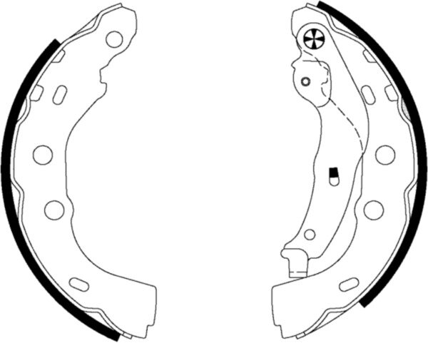 MINTEX MFR635 Bremsbacken für  Subaru Justy II 2 Suzuki Swift  II 2