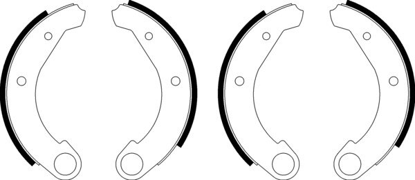 Textar Bremsbackensatz + Radbremsbremszylinder + Zubehör 83000201 Citroen 2CV 4