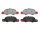 Brembo P65019 Bremsbeläge PORSCHE 911 997 + 911 Cabriolet (997) 3.6 Carrera 4