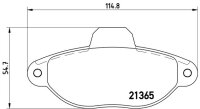 Brembo P 23 054 Bremsbeläge Bremsbelagsatz FIAT...