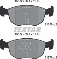 TEXTAR 2135803 Brembeläge ESCORT VI 6 VII 7 MONDEO I...