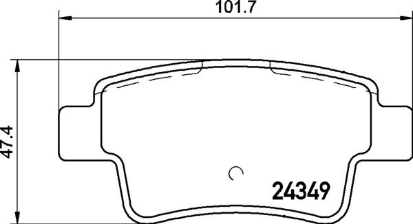 MINTEX MDB3167 Bremsbeläge OPEL CORSA D (S07), CORSA D Van Bremsbelagsatz HINTEN