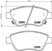 MINTEX MDB3112 Bremsbeläge PROTON GEN OPEL CORSA D...