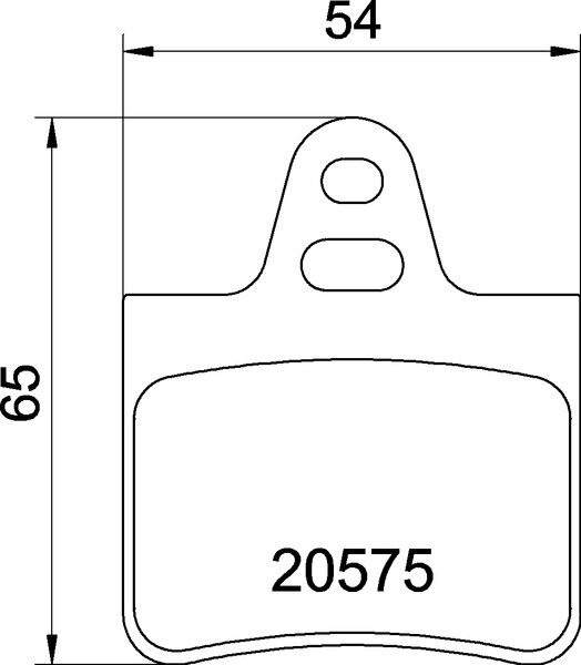 TEXTAR 2057508 Bremsbeläge HINTEN CITROEN BX (XB-_) BX Break , CX I (MA) C II SM