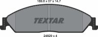 TEXTAR 2482901 Bremsbeläge VORNE FORD TERRITORY ,...