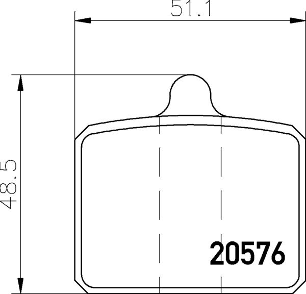 TEXTAR 2057601 Bremsbeläge SKODA 100 105,120 110 + Coupe RAPID 120G, 130G, 135G