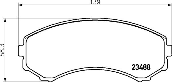 MINTEX MDB1845 Bremsbeläge Mitsubishi Pajero  III 3 Pajero 4 IV Grandis Classic vorne