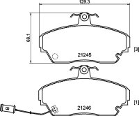 MINTEX MDB1342 Bremsbeläge vorne für HONDA...