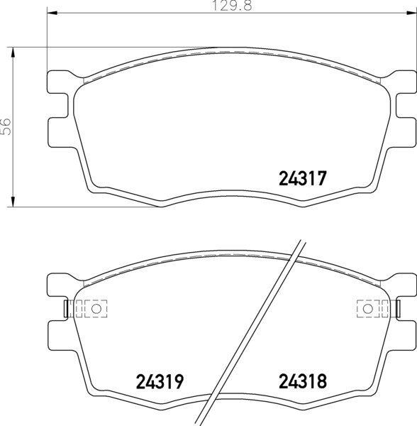 MINTEX Bremsbeläge HYUNDAI i20 ACCENT 3 III  VORNE  MDB2733