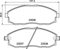 MINTEX Bremsbelagsatz  für HYUNDAI H-1 STAREX H100...