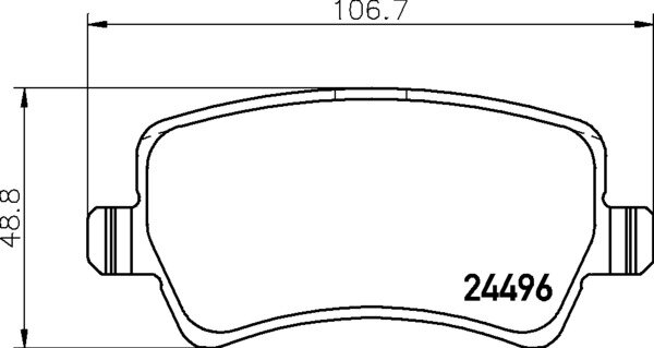 MINTEX MDB2863 Bremsbeläge FORD GALAXY S-MAX + VOLVO S80 V70 XC60 XC70 HINTEN