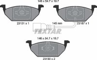 TEXTAR 2313101 Bremsbeläge +Wako AUDI A2 A3 + SEAT...