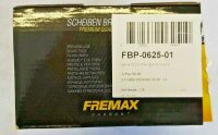 FREMAX FBP0625-01 Bremsbeläge AUDI 90 100 200 Coupe...