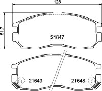 MINTEX MDB1509 Bremsbeläge CHRYSLER SEBRING Coupe...